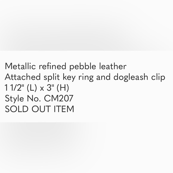 NWT Coach Bottle Opener Key Fob/Keychain/Bag Charm w/Dust Bag - Picture 4 of 4